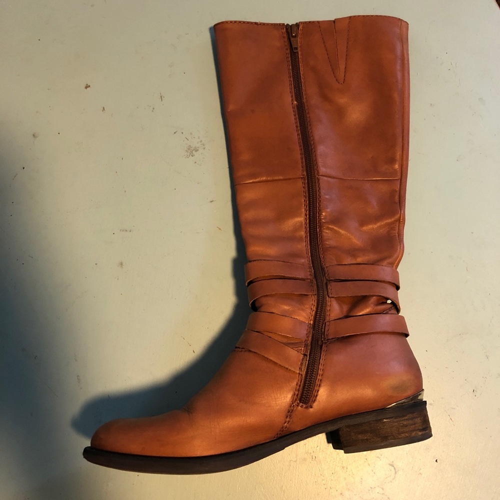 Steve Madden Albany Leather Boots - Picture 4 of 8